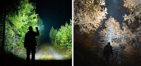 Lanternă LED din aluminiu 1300 lm cu acumulator 4000 mAh MaxRom, autonomie extinsă și rază de iluminare până la 190 m - Img 4
