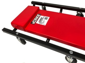 Leagăn auto tip cărucior de atelier cu tetieră și 6 roți pivotante MaxRom, 92 x 43 x 10 cm, pentru service și lucrări sub mașină - Img 12