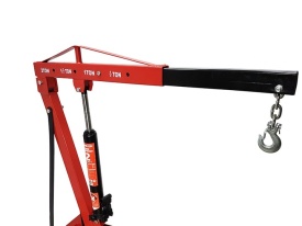 Macara de atelier hidraulică Mar-Pol M80405, capacitate maximă 2T, braț reglabil, pliabilă, cu 6 roți pentru service și garaj - Img 2