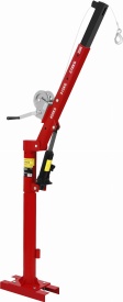 Macara hidraulică de atelier cu troliu KraftDele KD12687, braț telescopic, rotire 360°, capacitate maximă 450 kg - Img 6
