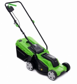 Mașină de tuns iarba electrică KraftDele KD5426, 2200W, coș colector 30L, lățime tăiere 320 mm - Img 3