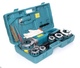 Mașină electrică de filetat țevi KraftDele EC592, 1800W, set 6 capete, pentru lucrări de instalații și atelier - Img 3