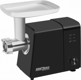 Mașină electrică de tocat carne KraftDele KD4205, 2200W, cu 3 site, 4 răzători, accesorii pentru cârnați și kebbe