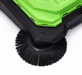 Măturătoare manuală mecanică KraftDele KD5143, lățime de lucru 65 cm, colector 20 L pentru alei, curți și pavaje - Img 5