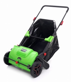 Măturătoare manuală pentru alei, curte și patio 53 cm cu colector 100 L KraftDele KD5424
