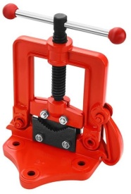 Menghină de prindere pentru țevi KraftDele KD3511, deschidere maximă 60 mm, corp din fontă, pentru atelier și instalații