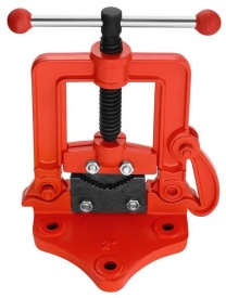 Menghină de prindere pentru țevi KraftDele KD3511, deschidere maximă 60 mm, corp din fontă, pentru atelier și instalații - Img 3