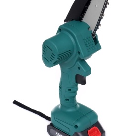 Mini drujbă cu lanț cu acumulator KraftDele KD10622, 21V, lamă 4 inch, cu 2 baterii și valiză pentru grădină și tăieri ușoare - Img 2