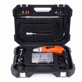 Mini polizor multifuncțional KraftDele 270W cu set 126 accesorii pentru șlefuire, gravare, găurire și lustruire KD10752