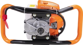 Motoburghiu de pământ pe benzină KraftDele KD5217, 52 cm³, 4,9 kW, 2 timpi, pentru găuri în sol, stâlpi, garduri și fundații - Img 5