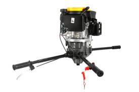 Motoburghiu profesional DEMON 173cc – motor 6 CP, transmisie planetară 20:1, adaptor burghie 20mm M83120 - Img 3