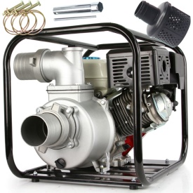 Motopompă apă murdară și curată 4" MAR-POL M30010 – motor 15 CP, debit 1500 l/min, înălțime 28m, sistem Low Vibration