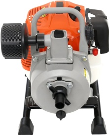 Motopompă de apă pe benzină KraftDele KD5060 Debit 300 L/min Conexiune 1 inch, Motor 2 timpi, Autoamorsantă, Cadru protecție oțel - Img 9