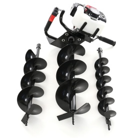 Motor pentru foreză de pământ pe benzină KraftDele KD174, 5.2 CP, 3.8 kW, 2 timpi, fără burghiu inclus - Img 7