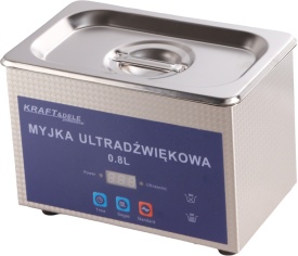 Myjka cu ultrasunete KraftDele KD504, 0,8L, cu afișaj LCD, pentru bijuterii, ochelari, ceasuri și obiecte delicate - Img 3