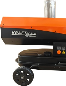 Nagrzewnică cu motorină 40 kW KraftDele KD5962, încălzire directă pentru hală, atelier, depozit și șantier - Img 4