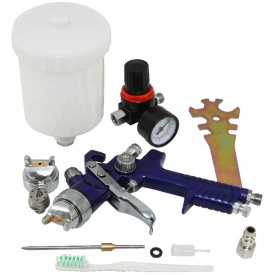 Pistol de vopsit pneumatic 1,4 + 1,7mm pahar 600 ml VERKE HVLP V81294 – Kraft&Dele