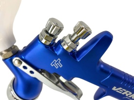 Pistol de vopsit pneumatic HVLP 1,4 mm VERKE PREMIUM LINE TT, rezervor 600 ml, pentru aplicare precisă și finisaj profesional - Img 3