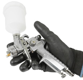Pistol de vopsit pneumatic HVLP VERKE H-2000P, duză 1,0 mm, rezervor 125 ml, pentru finisaje și retușuri precise - Img 12