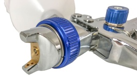 Pistol de vopsit pneumatic HVLP VERKE H-888P, duză 1,5 mm, rezervor 600 ml, pentru lucrări de vopsire precise și uniforme - Img 4