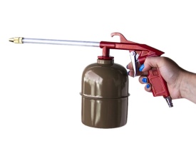 Pistol pneumatic pentru spălare și conservare VERKE V81270, cu rezervor 650 ml și duză lungă pentru zone greu accesibile - Img 7