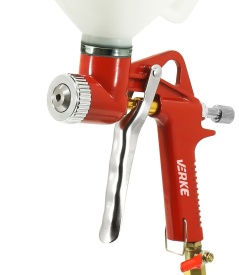 Pistol pneumatic pentru tencuire și vopsire 5L VERKE PREMIUM LINE, cu duze 4/6/8 mm și reglaj aer - Img 6
