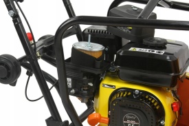 Placă compactoare 80kg MAR-POL M79511 – 6.5 CP, forță centrifugală 15kN, adâncime 30cm, motor OHV, sistem anti-vibrații, roți transport noi - Img 8