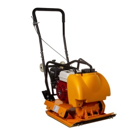 Placă compactoare 90kg MAR-POL C90 OHV M79518 – motor 4.17 CP, forță 15kN, adâncime 30cm, roți transport incluse