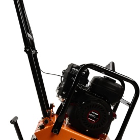 Placă compactoare pe benzină KraftDele KD1196, 7 CP, cu covor din cauciuc și roți transport, pentru pavaj, sol și lucrări de compactare - Img 6