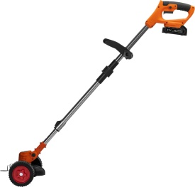 Podkaszarka akumulatorowa KraftDele KD5129 21V 1000W cu 2 acumulatori 2Ah, 11000 rpm, cap reglabil și roți de ghidare - Img 2