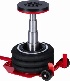 Podnoșnic pneumatic tip bałwanek KraftDele KD470, 3,5T, ridicare 150-400 mm, pentru service auto și garaj - Img 2