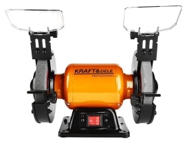 Polizor de banc KraftDele KD565, 1700W, 150x20x12,7 mm, cu 2 pietre de polizare pentru ascuțire, curățare și finisare - Img 5