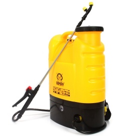 Pompa de stropit electrică tip rucsac Mar-Pol 16L, cu acumulator 12V 8Ah, lance telescopică și set duze - Img 2