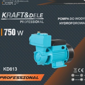 Pompă hidrofor pentru apă curată KraftDele KD813, 750W, debit 55 l/min, înălțime de refulare 60 m - Img 9
