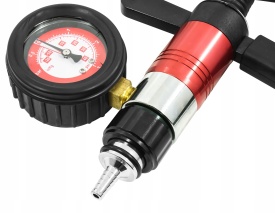 Pompă manuală de vacuum cu vacuummetru VERKE pentru diagnosticare auto, testare sisteme BARO, PCV și EGR - Img 7