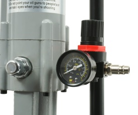 Pompa pneumatică de gresare 12L cu furtun 4 m și roți, pentru ungere sub presiune, model V86140 MaxRom - Img 5