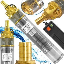 Pompa submersibilă pentru apă curată VERKE 1,1 kW, 2500 l/h, înălțime de pompare 72 m, pentru puțuri și fântâni - Img 8