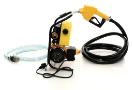 Pompa transfer motorină și kerosen KraftDele KD1163, 600W, 230V, cu contor, distribuitor combustibil portabil - Img 8
