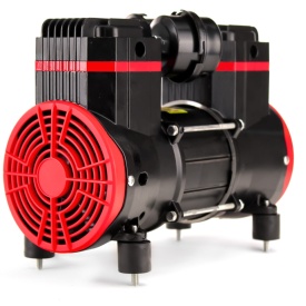 Pompa ultrasilentiosa compresor 2 pistoane fara ulei 390L/min cu motor 1100W 230V 68 dB B-AC0085 Barracuda - Img 4