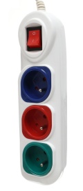 Prelungitor electric KraftDele KD4006, 3 m, cu 3 prize, protecție la suprasarcină și siguranță pentru copii - Img 4
