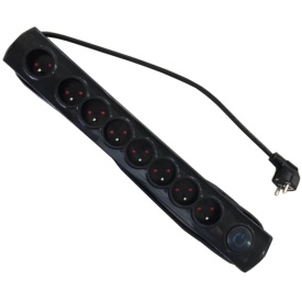 Prelungitor electric KraftDele KD4036, 3 m, 8 prize europene, cu întrerupător, protecție la suprasarcină și siguranță pentru copii - Img 2