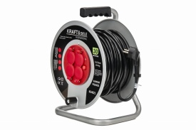 Prelungitor electric pe tambur KraftDele KD4021, 30 m, cablu 3x2,5 mm², 4 prize, pentru grădină și uz casnic - Img 3
