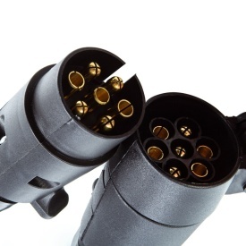 Prelungitor spiral pentru remorcă 3 m, 7 pini, 12V, mufă tată-mamă Mar-Pol, pentru remorci, camioane, tractoare și rulote - Img 4