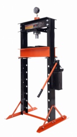 Presă hidraulică de atelier 30T KraftDele KD317, construcție din oțel, masă reglabilă și cursă 190 mm