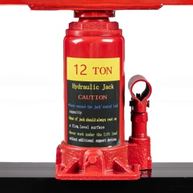 Presă hidraulică manuală 12 tone KraftDele KD328, cadru din oțel, înălțime de lucru 0-650 mm, pentru atelier și garaj - Img 4