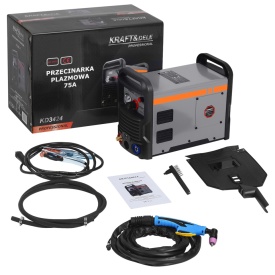 Przecinătoare plasmă KraftDele KD3424 75A, tăiere metal până la 25 mm, tehnologie IGBT, alimentare 230V - Img 3