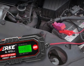 Redresor auto inteligent cu microprocesor MaxRom V80027, 6V/12V, 6A, pentru acumulatori STD, AGM, GEL și LFP - Img 5