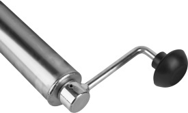 Roată de sprijin pentru remorcă KraftDele KD469 cu colier de prindere, capacitate 150 kg, roată 200 mm - Img 10