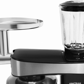Robot de bucătărie 3 în 1 KraftDele KD4164, bol 6L inox, blender din sticlă 1,5L, mașină de tocat carne, 2200W - Img 8
