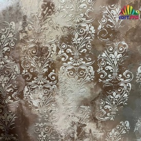 Sablon Perete vopsire, tencuiala dimensiune 600x190 mm grosime 0,7mm Bordura 7 MXSP7377 - Img 5